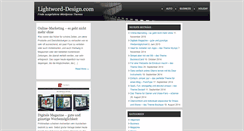 Desktop Screenshot of lightword-design.com