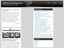 Tablet Screenshot of lightword-design.com